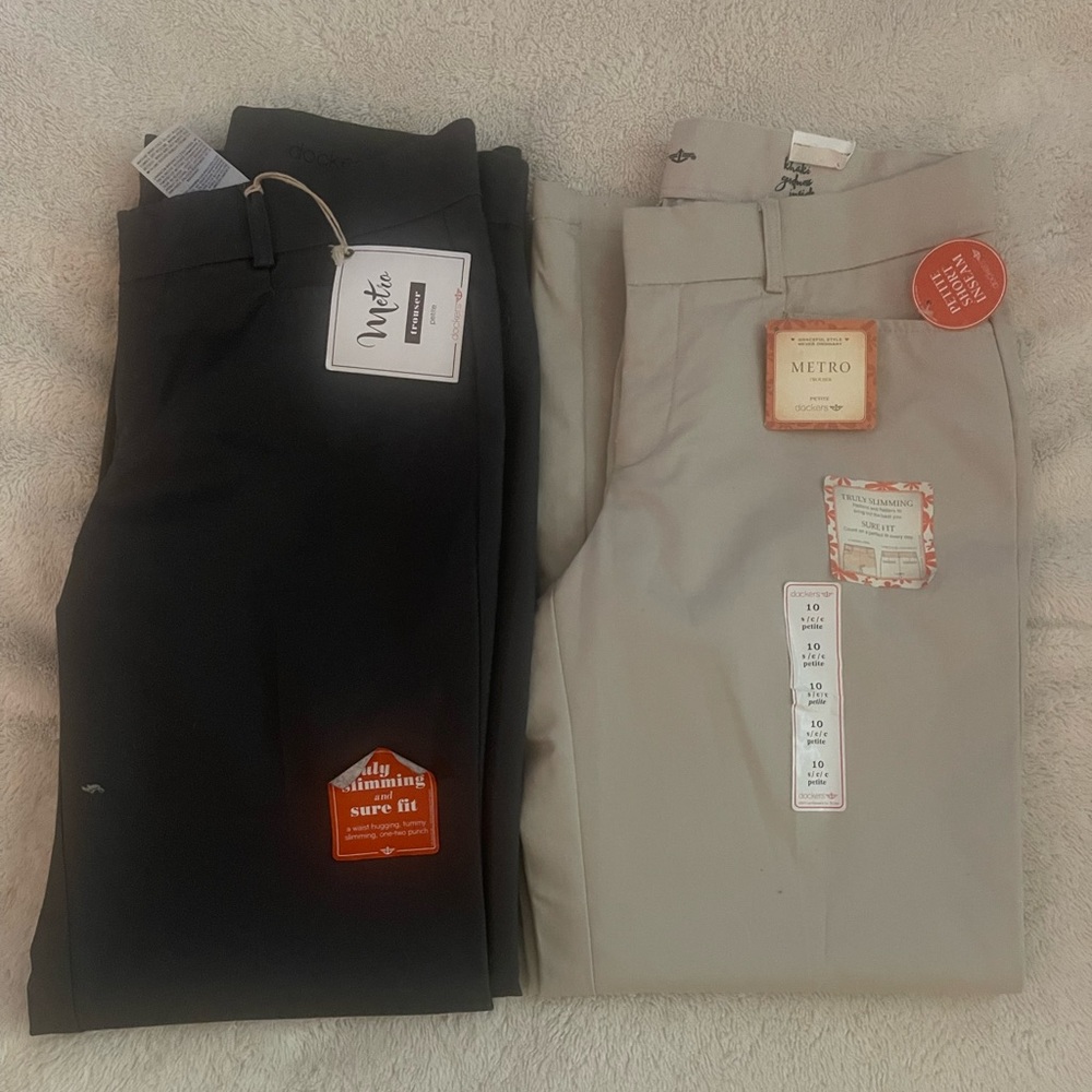 (2) NWT Dockers Metro trousers
